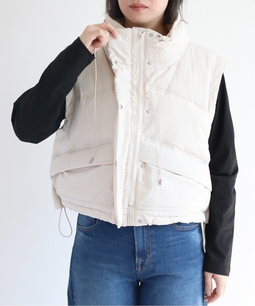 【セール】エアコンダウンショートベスト（ダウンベスト）｜cepo（セポ）