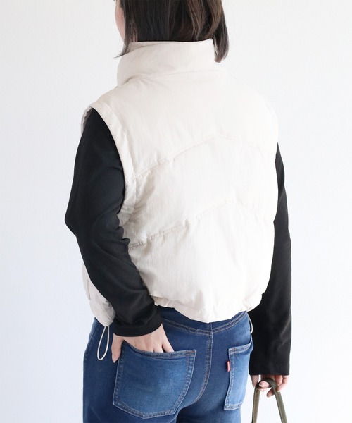 【セール】エアコンダウンショートベスト（ダウンベスト）｜cepo（セポ）