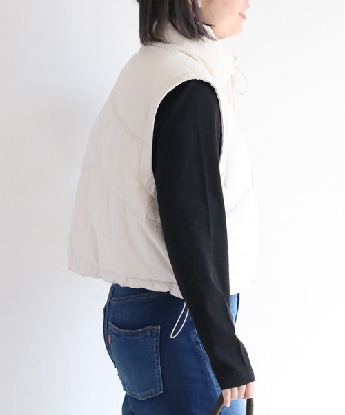 【セール】エアコンダウンショートベスト（ダウンベスト）｜cepo（セポ）