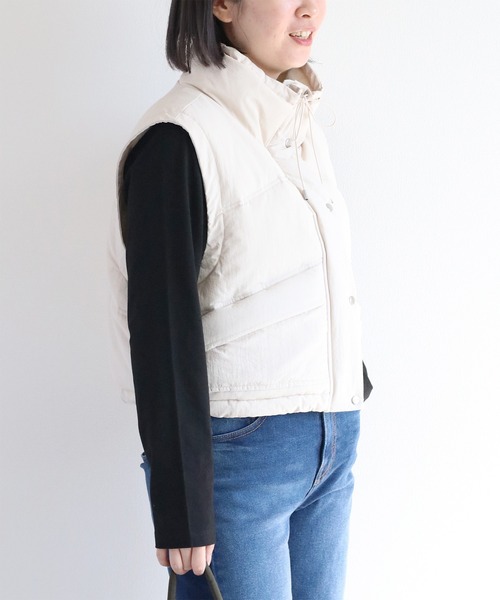 【セール】エアコンダウンショートベスト（ダウンベスト）｜cepo（セポ）