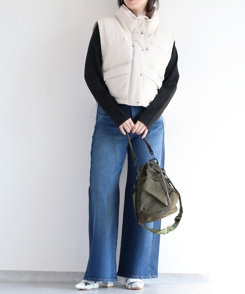 【セール】エアコンダウンショートベスト（ダウンベスト）｜cepo（セポ）