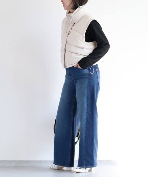 【セール】エアコンダウンショートベスト（ダウンベスト）｜cepo（セポ）