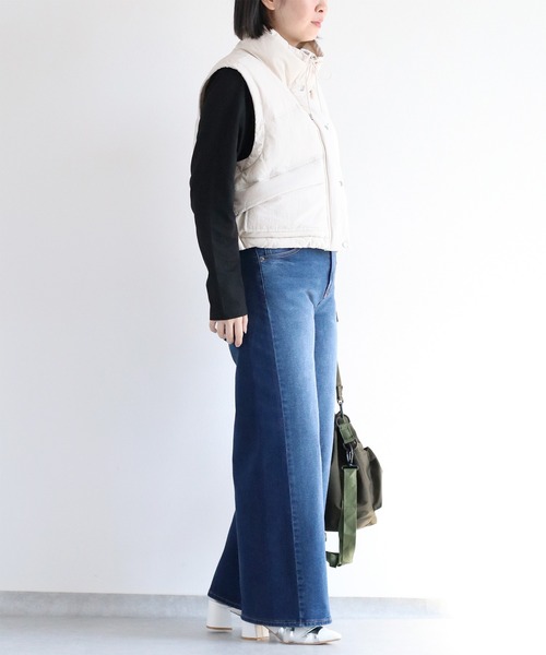 【セール】エアコンダウンショートベスト（ダウンベスト）｜cepo（セポ）