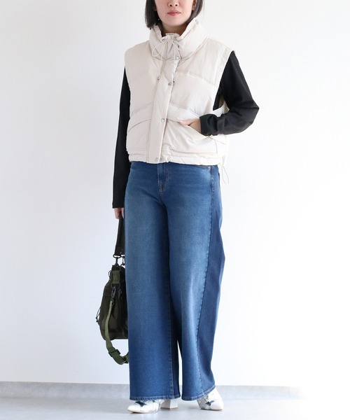 【セール】エアコンダウンショートベスト（ダウンベスト）｜cepo（セポ）