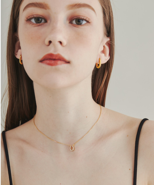 ciite' surgical stainless(シーテサージカルステンレス)の「【 金属アレルギー対応 】 ホースシュー ビジューネックレス サージカルステンレス(ネックレス・レディース・シルバー/ゴールド/ピンクゴールド・FREE)」の20枚目の写真