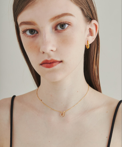 ciite' surgical stainless(シーテサージカルステンレス)の「【 金属アレルギー対応 】 ホースシュー ビジューネックレス サージカルステンレス(ネックレス・レディース・シルバー/ゴールド/ピンクゴールド・FREE)」の21枚目の写真