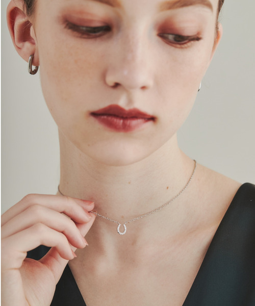 ciite' surgical stainless(シーテサージカルステンレス)の「【 金属アレルギー対応 】 ホースシュー ビジューネックレス サージカルステンレス(ネックレス・レディース・シルバー/ゴールド/ピンクゴールド・FREE)」の22枚目の写真