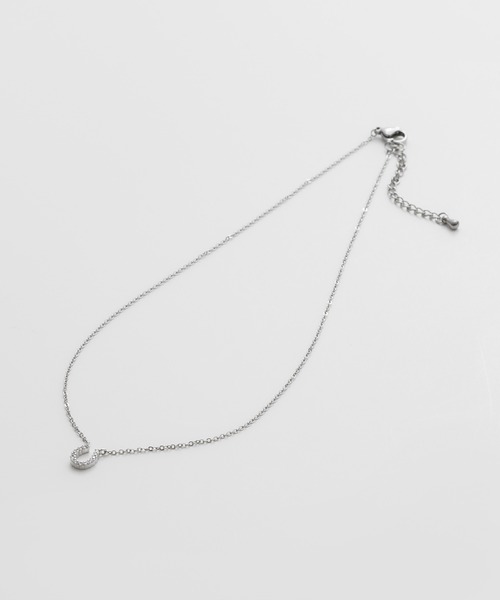 ciite' surgical stainless(シーテサージカルステンレス)の「【 金属アレルギー対応 】 ホースシュー ビジューネックレス サージカルステンレス(ネックレス・レディース・シルバー/ゴールド/ピンクゴールド・FREE)」の7枚目の写真