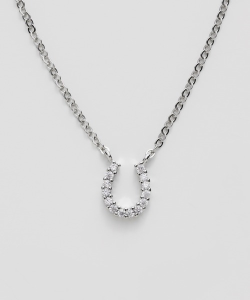 ciite' surgical stainless(シーテサージカルステンレス)の「【 金属アレルギー対応 】 ホースシュー ビジューネックレス サージカルステンレス(ネックレス・レディース・シルバー/ゴールド/ピンクゴールド・FREE)」の8枚目の写真