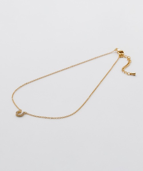 ciite' surgical stainless(シーテサージカルステンレス)の「【 金属アレルギー対応 】 ホースシュー ビジューネックレス サージカルステンレス(ネックレス・レディース・シルバー/ゴールド/ピンクゴールド・FREE)」の4枚目の写真