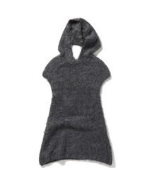 Hairy Alpaca Knit Mini Dress
