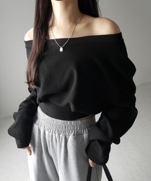スウェット オフショル オフショルダートップス 肩出し」に該当する