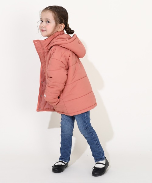 BABYDOLL（ベビードール）の「通販限定 2WAY ゆったり中綿アウター 9841K（ダウンジャケット/コート・キッズ・ブラック/ベビーピンク/オフホワイト・90cm/100cm/110cm/120cm/130cm/140cm/150cm）」の12枚目の写真