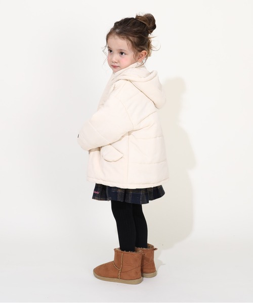 BABYDOLL（ベビードール）の「通販限定 2WAY ゆったり中綿アウター 9841K（ダウンジャケット/コート・キッズ・ブラック/ベビーピンク/オフホワイト・90cm/100cm/110cm/120cm/130cm/140cm/150cm）」の20枚目の写真