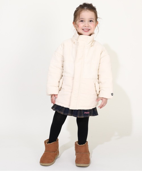 BABYDOLL（ベビードール）の「通販限定 2WAY ゆったり中綿アウター 9841K（ダウンジャケット/コート・キッズ・ブラック/ベビーピンク/オフホワイト・90cm/100cm/110cm/120cm/130cm/140cm/150cm）」の22枚目の写真