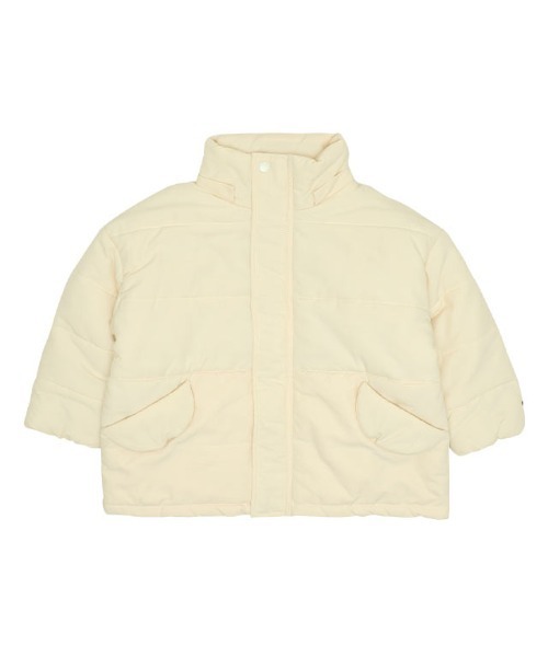 BABYDOLL（ベビードール）の「通販限定 2WAY ゆったり中綿アウター 9841K（ダウンジャケット/コート・キッズ・ブラック/ベビーピンク/オフホワイト・90cm/100cm/110cm/120cm/130cm/140cm/150cm）」の16枚目の写真