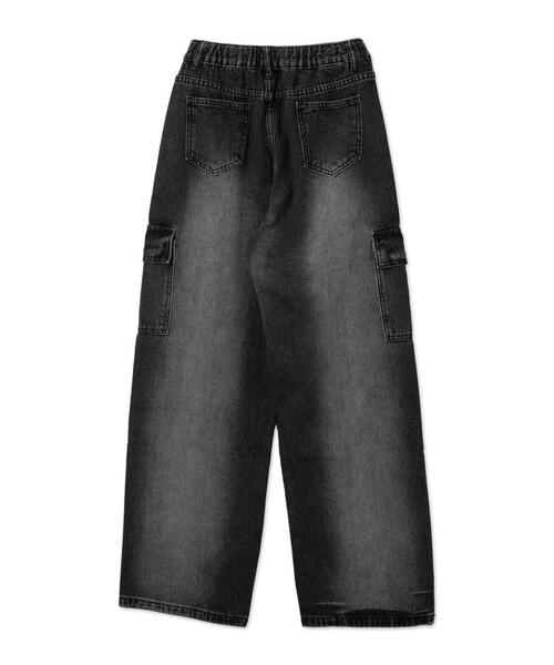 dispark（ディスパーク）の「DISPARK/ヴィンテージウォッシュカーゴデニム（デニムパンツ・レディース・インディゴブルー/ブラック・SMALL/MEDIUM）」の15枚目の写真
