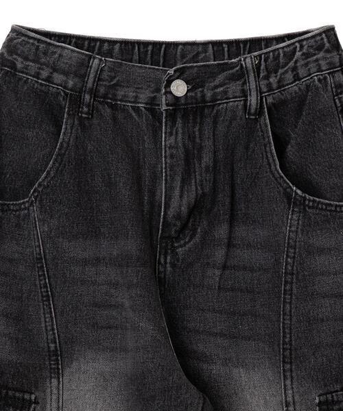 dispark（ディスパーク）の「DISPARK/ヴィンテージウォッシュカーゴデニム（デニムパンツ・レディース・インディゴブルー/ブラック・SMALL/MEDIUM）」の16枚目の写真