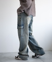 dispark | DISPARK/【24年秋冬新作】ヴィンテージウォッシュカーゴデニム(デニムパンツ)
