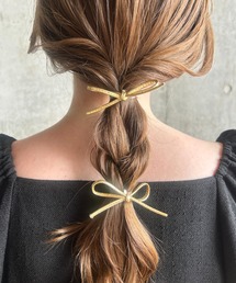 ciite'(シーテ)のシンプルリボン ヘアカフ(ヘアピン)
