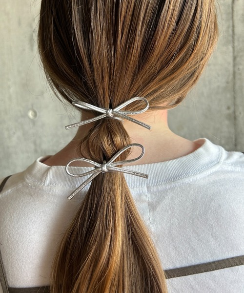 秋冬　オーダーリボン　コーデュロイ　ヘアゴム ヘアクリップ パッチンピン　C&S 楽天市場】リボンシュシュ ヘアクリップ リボン ベロアリボン