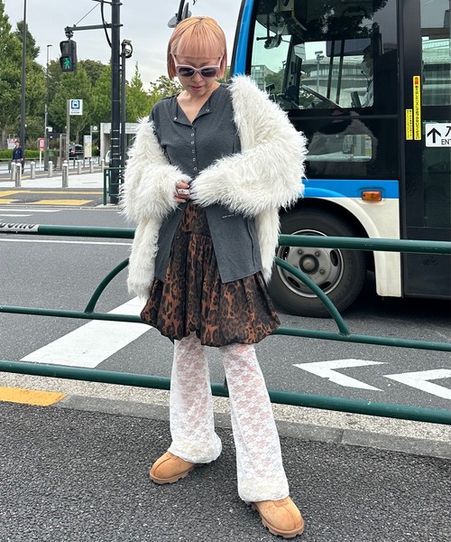 Alley Tokyo(アリートーキョー)の「レースパンツ(その他パンツ・レディース・ブラック/オフホワイト・FREE)」の12枚目の写真
