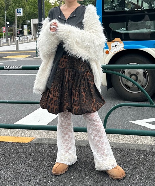 Alley Tokyo(アリートーキョー)の「レースパンツ(その他パンツ・レディース・ブラック/オフホワイト・FREE)」の11枚目の写真