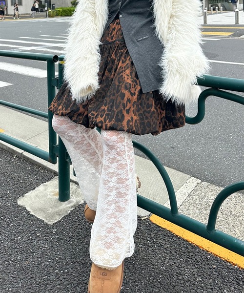 Alley Tokyo(アリートーキョー)の「レースパンツ(その他パンツ・レディース・ブラック/オフホワイト・FREE)」の14枚目の写真