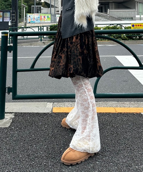 Alley Tokyo(アリートーキョー)の「レースパンツ(その他パンツ・レディース・ブラック/オフホワイト・FREE)」の16枚目の写真