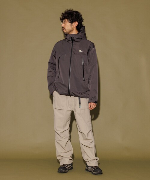 ブリーフィング ウィルラウンジ ダークグレー スリムフィットパンツ ベルト FREAK'S STORE/SOLOTEX スリムフィット ウェービングベルト