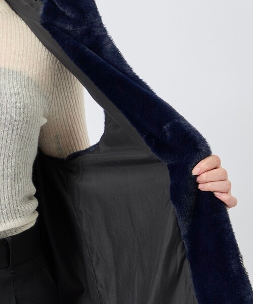 VACHEMENT/ヴァシュモン】ECOファー(フード)/ファーベスト（ベスト