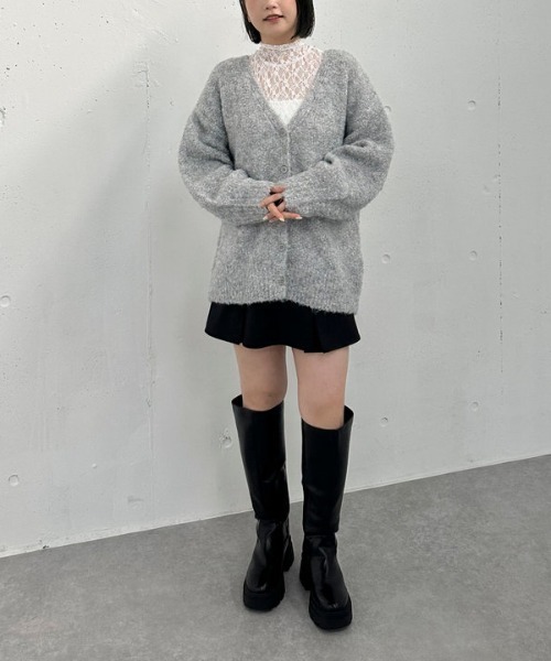 archives（アルシーヴ）の「ＴＲボックスプリーツミニスカート（スカート・レディース・ベージュ/ブラック/グレー・MEDIUM）」の16枚目の写真