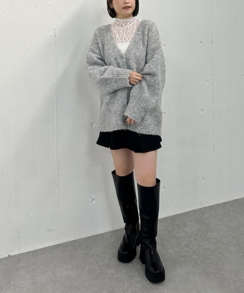 archives（アルシーヴ）の「ＴＲボックスプリーツミニスカート（スカート・レディース・ベージュ/ブラック/グレー・MEDIUM）」の18枚目の写真