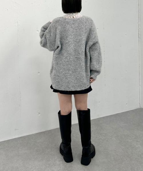 archives（アルシーヴ）の「ＴＲボックスプリーツミニスカート（スカート・レディース・ベージュ/ブラック/グレー・MEDIUM）」の20枚目の写真