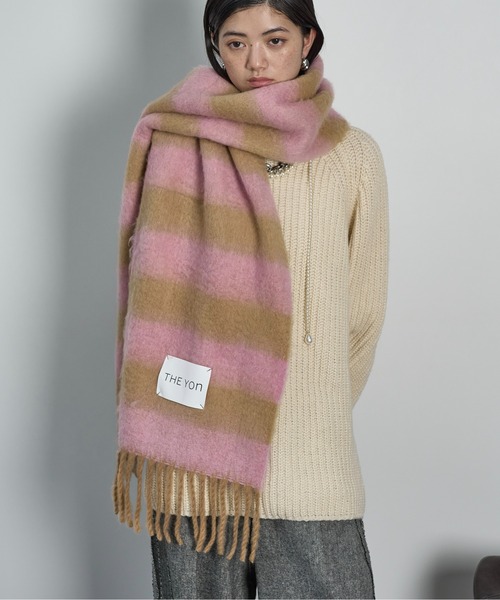 セール】ボーダービッグマフラー（マフラー）｜THE YOn（ザヨン）の