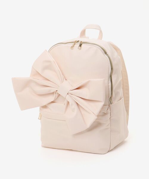 MAJESTIC LEGON(マジェスティックレゴン)の「【大容量なのに映える★】ビッグリボンリュック(バックパック/リュック・レディース・アイボリー/ブラック・FREE)」の14枚目の写真