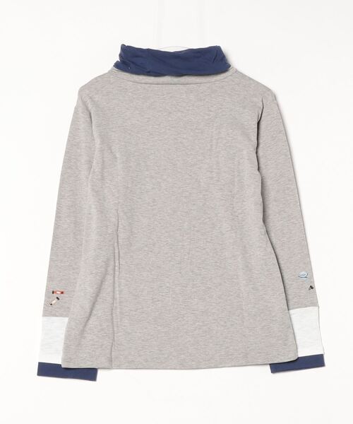 EMAGO 画材刺繍袖切替えﾀｰﾄﾙ（Tシャツ/カットソー）｜Emago（イマゴ）