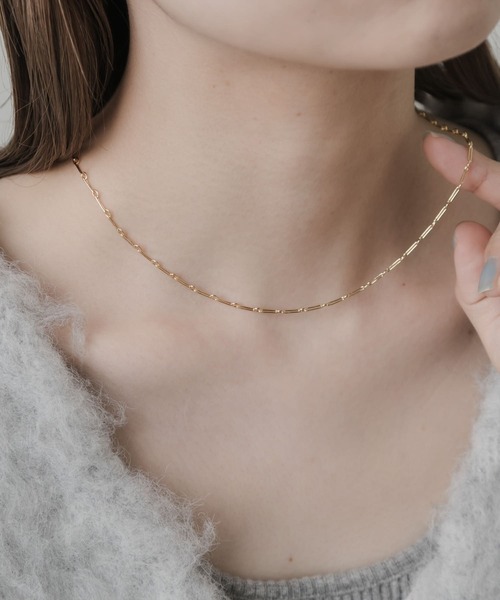 SMELLY（スメリー）の「ニュアンスオーバルチェーンネックレス（ネックレス・レディース・ゴールド・-）」の5枚目の写真