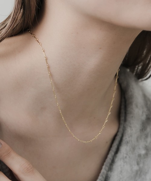 SMELLY（スメリー）の「ニュアンスオーバルチェーンネックレス（ネックレス・レディース・ゴールド・-）」の7枚目の写真