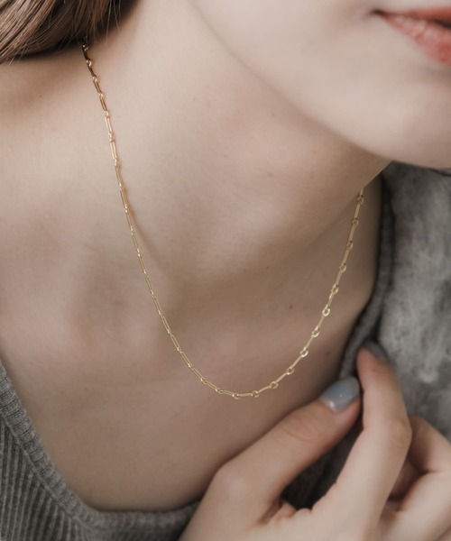 SMELLY（スメリー）の「ニュアンスオーバルチェーンネックレス（ネックレス・レディース・ゴールド・-）」の8枚目の写真