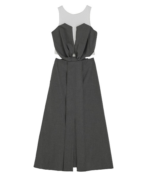 DIMENSIONAL DOCKING BUSTIER DRESS（ワンピース）｜Ameri