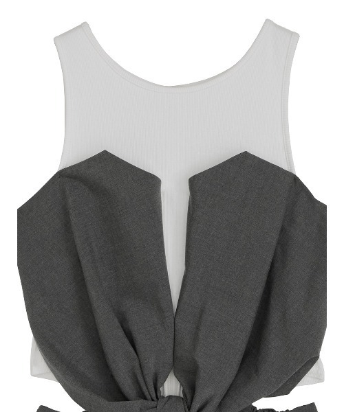 DIMENSIONAL DOCKING BUSTIER DRESS（ワンピース）｜Ameri