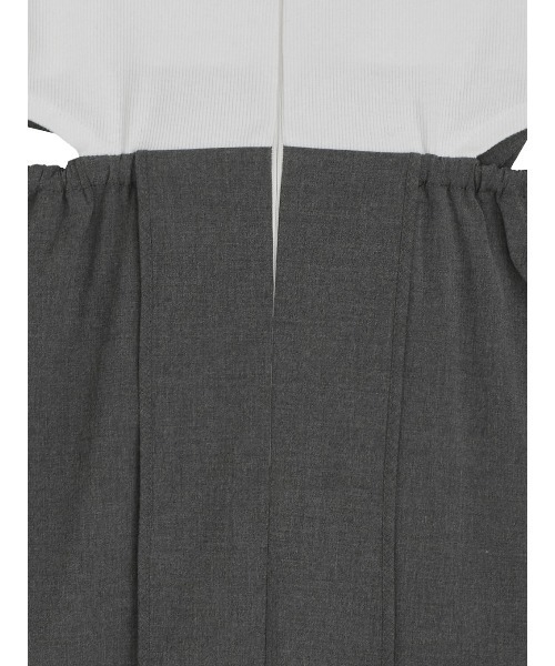 DIMENSIONAL DOCKING BUSTIER DRESS（ワンピース）｜Ameri