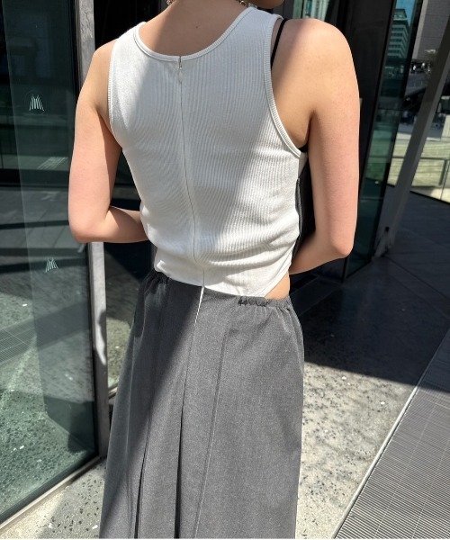 DIMENSIONAL DOCKING BUSTIER DRESS（ワンピース）｜Ameri