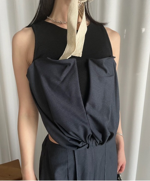 DIMENSIONAL DOCKING BUSTIER DRESS（ワンピース）｜Ameri