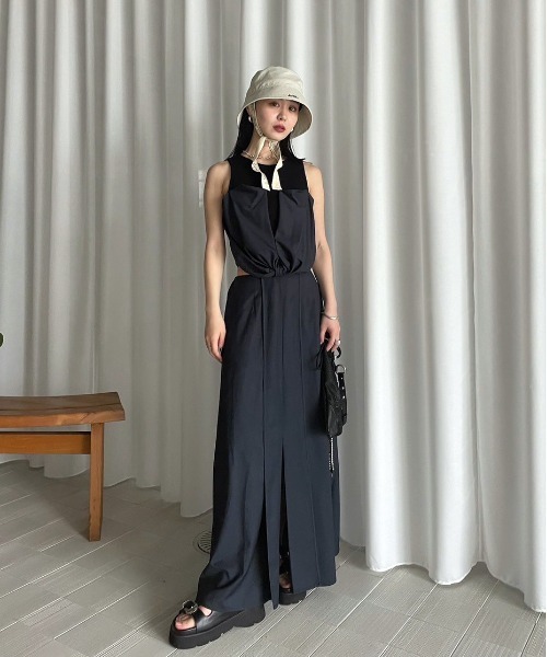 セール】DIMENSIONAL DOCKING BUSTIER DRESS（ワンピース