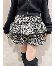 PHILLY | 【PHILLY】レオパードティアードミニスカート(スカート)