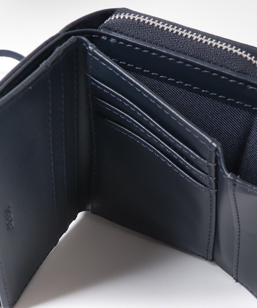 KBF(ケイビーエフ)の「ウェーブデザインウォレット(財布・レディース・イエロー/ネイビー・ONE)」の14枚目の写真