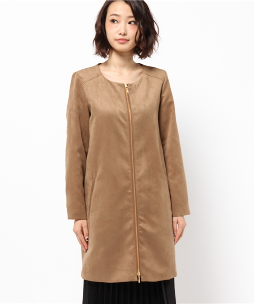 LOUNGEDRESS（ラウンジドレス）の「スエードノーカラーコート（その他