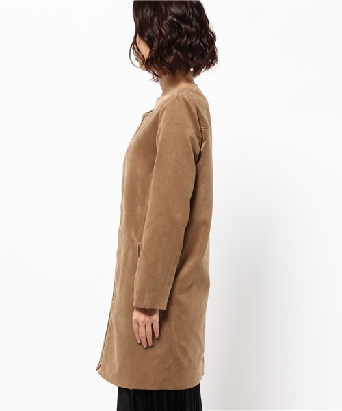 LOUNGEDRESS（ラウンジドレス）の「スエードノーカラーコート（その他
